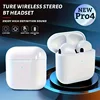 Pro4 TWS Bluetooth Earphones 9D Stereo Wireless Headphones InEar HiFi Earbuds HandsFree Headset With Microphone For Xiaomi 3