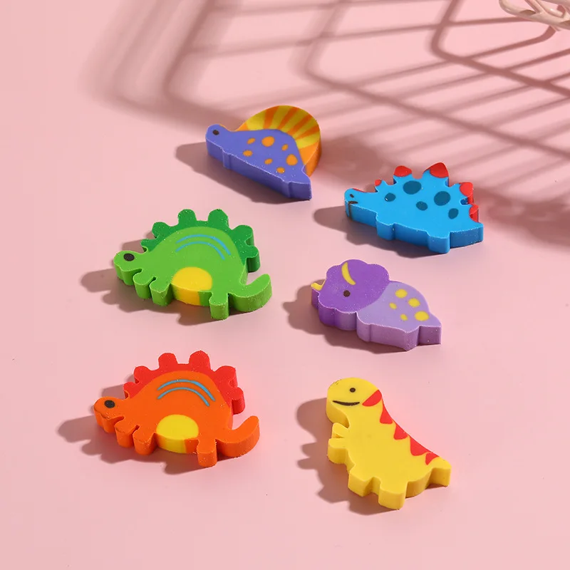 Pencil Erasers 10Pcs/Lot Dinosaur