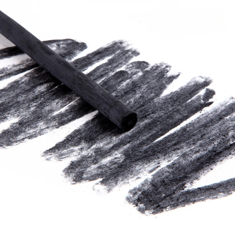 25pcs Sketch Charcoal Stick Set 2-9 MM Thick Pencil Student Outdoor Pen Professional Art Supplies