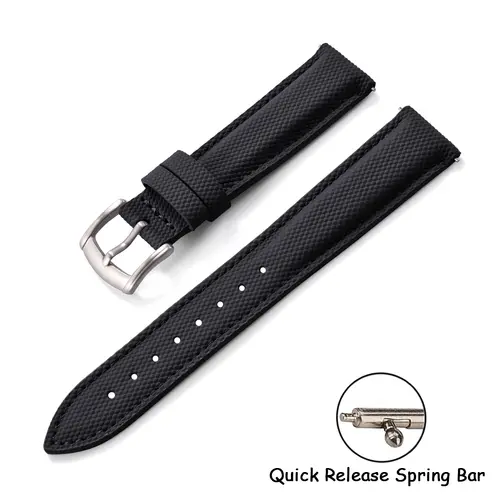 New Coated Sailcloth Strap 18/19/20/22mm Sport Fabric Waterproof WristBand Universal Accessories For Smart Watch Huawei/Samsung - Image 9