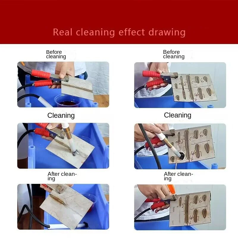 Brush Weld Bead Processing Machine Stainless Steel Black Spot Weld Seam Argon Arc Weld Bead Welding Spot Quick Cleaning Polisher 3