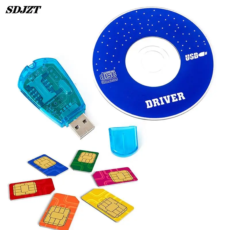 

New Reader USB SIM Card Reader Simcard Writer/Copy/Cloner/Backup GSM CDMA WCDMA Cellphone DOM668