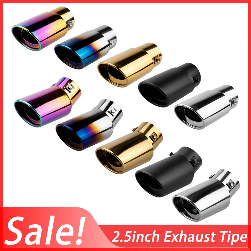 2.5" Stainless Steel Muffler Tip 1