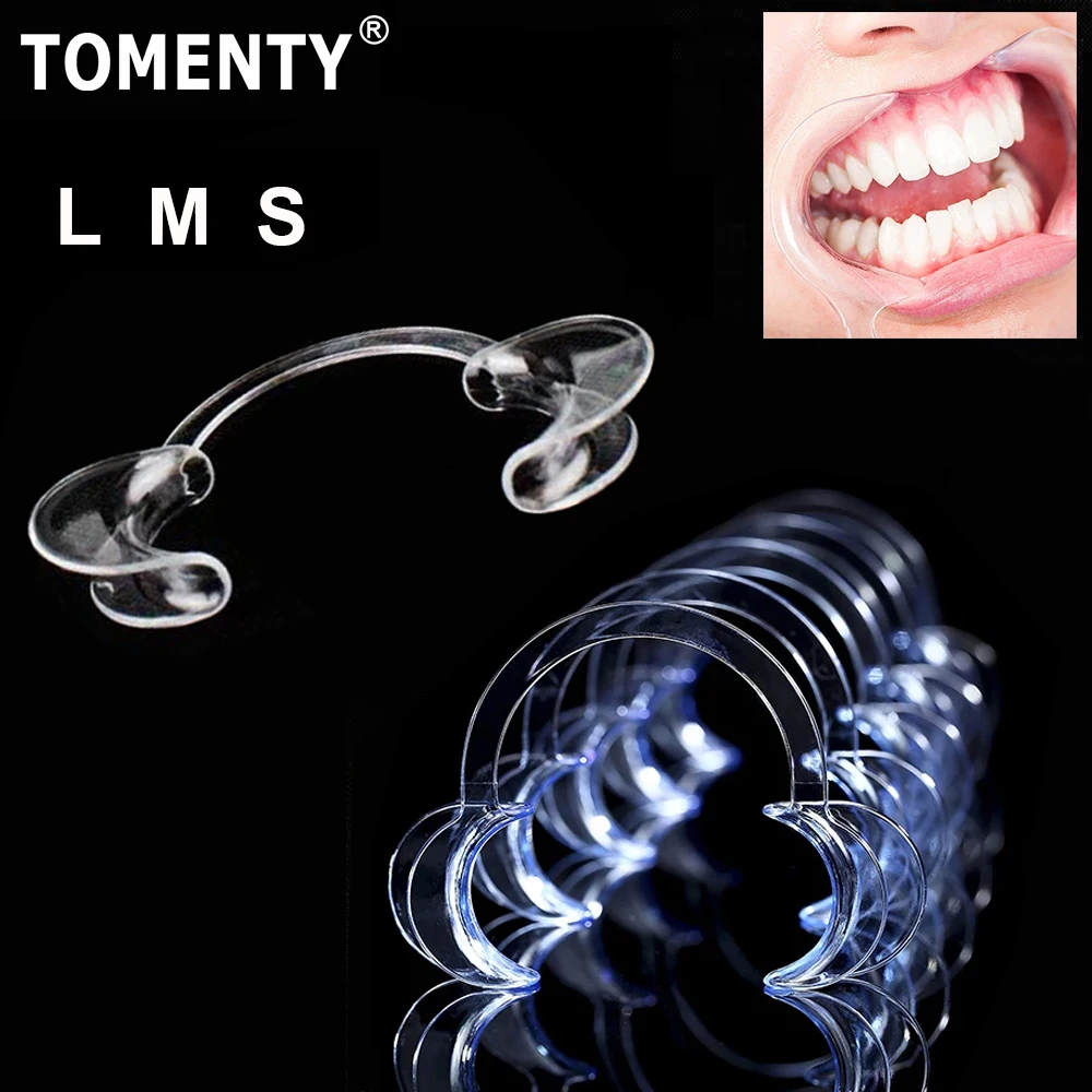 

10pc Dental Mouth Opener C Shape Dental Lip Cheek Retractors Orthodontic Tools Dentist Products Oral Clean Teeth Whitening Tools