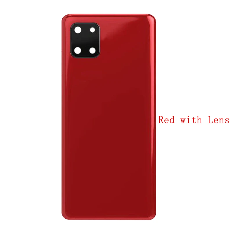 10Pcs/Lot Rear Door Battery Cover Housing Case For Samsung Note 10 Lite N770F Back Cover with Camera Lens Logo Repair Parts