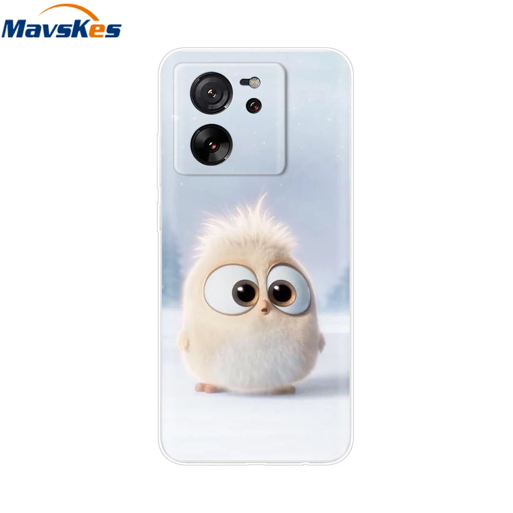 For Xiaomi 13T Pro Case 13 T Soft Clear TPU Lovely Silicone Back Cover for Xiomi 13T Fundas Transparent For Xiaomi 13T Pro Coque 5