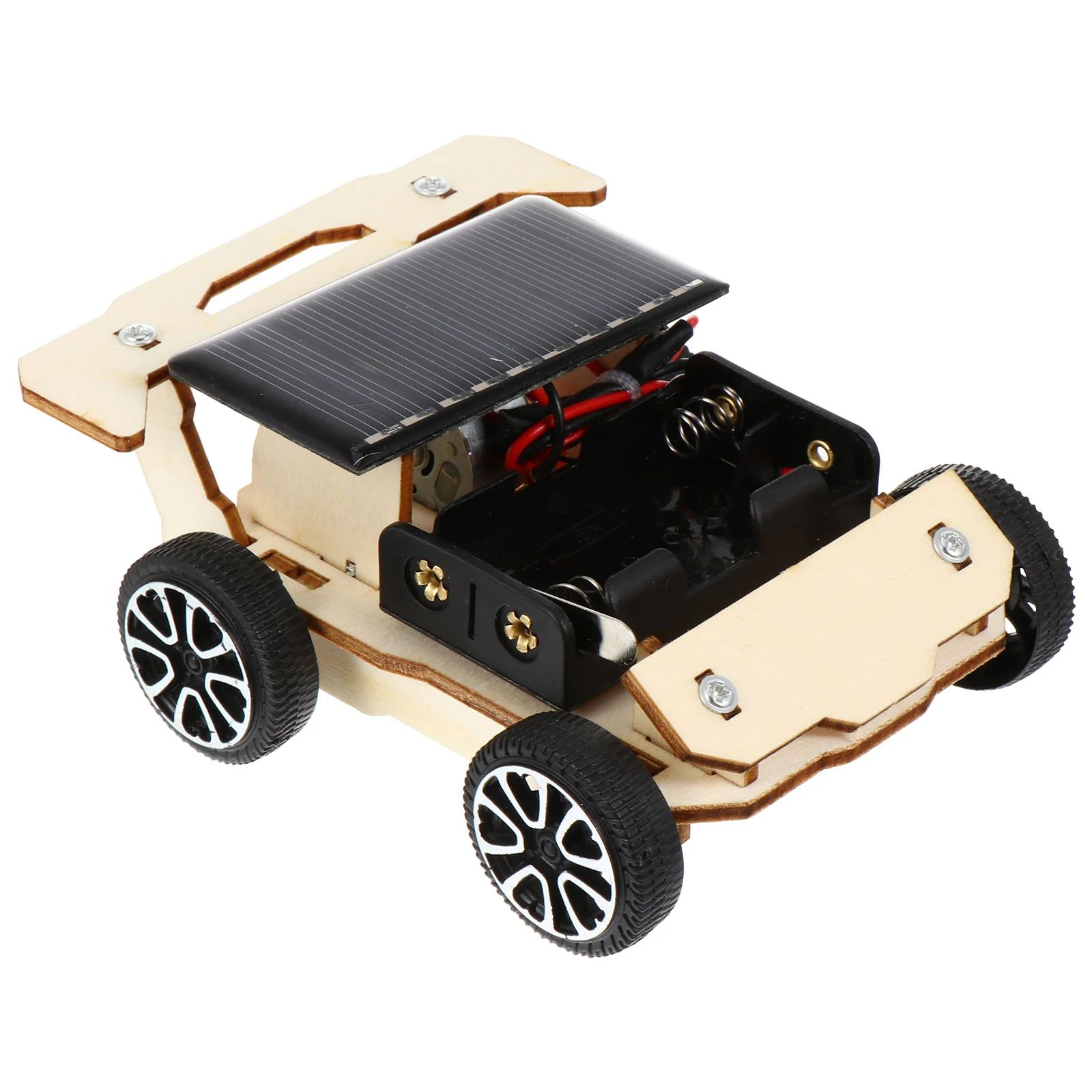 

1 Set Solar Energy Toy Handmade Car Model Kids Plaything Child Educational Toy