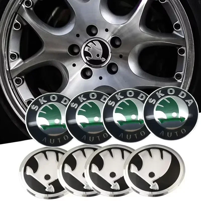 Premium Auto Wheel Center Hub Decals - 60/65mm