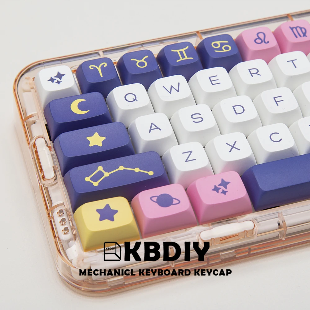 Coelho bonito PBT Key Caps, Perfil XDA, Personalizado Kawaii Dos