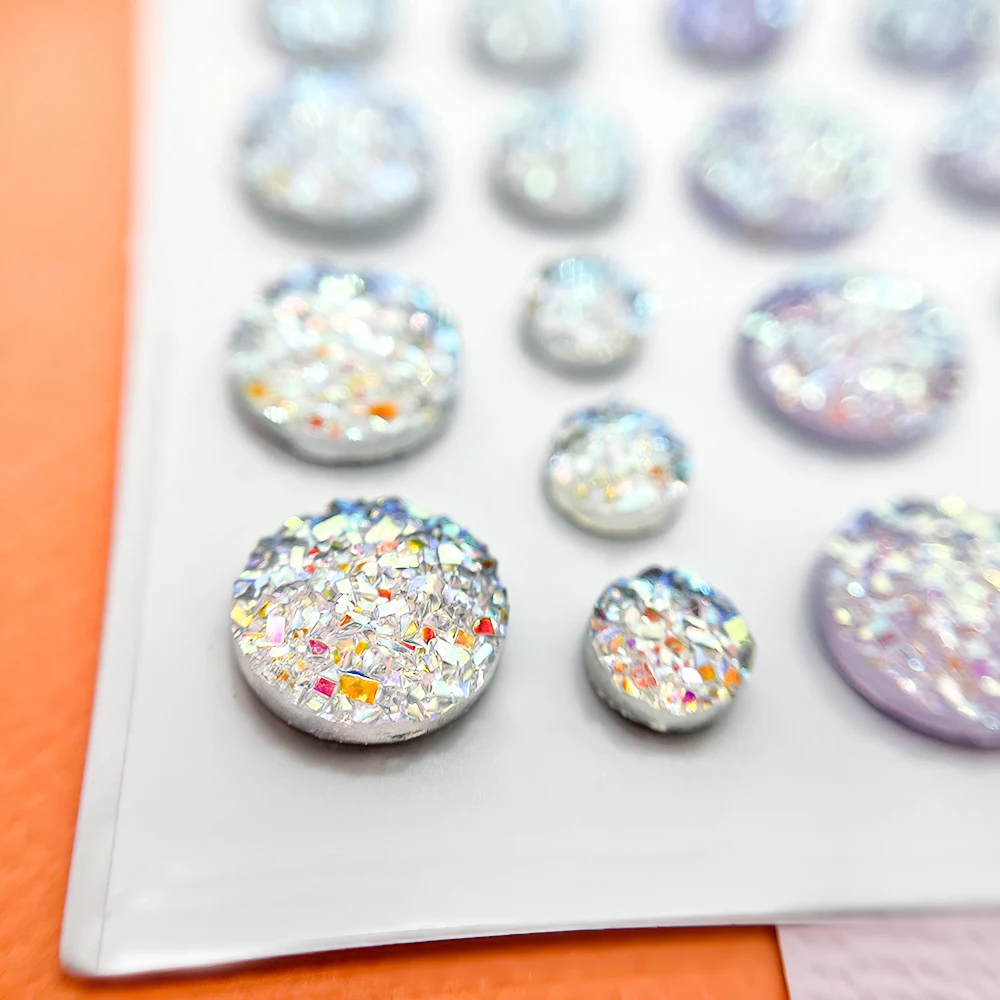 Pietre Glitter Autoadesive Per Artigianato - 8 Fogli Con Forme Diverse (Cuori, Fiori, Stelle) - Ideali Per Decorare Cornici, Biglietti, Progetti Fai Da Te