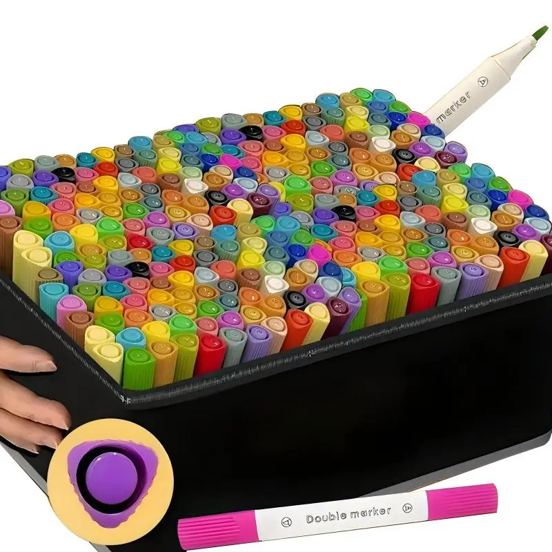 Double Ended Two Color Acrylic Paint Markers Set