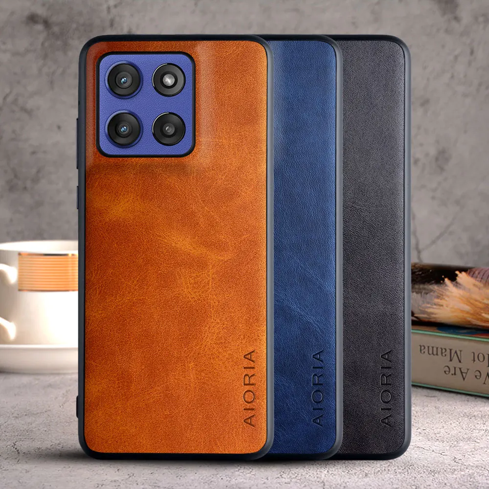 Luxury Vintage Leather Phone Case Cover - Premium Protective Coque