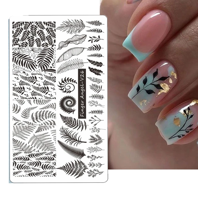 Black Friday Abstract Woman Faces Nail Stamping Plates Image Painting Nail  Art Stencils Template Nail Stamp Nail Decal Templates - Etsy