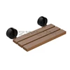 Wall Mounted Fold Seat Teak Shower Seat Floating Fold Down In Shower Bench Fold Up Bathroom Stool Seating Chair Medical Seat 5