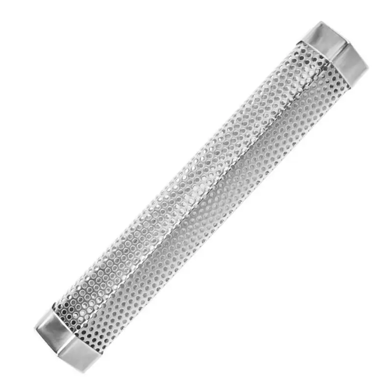 Perforated Mesh Bbq Tube Spice Tube Hexagon Barbecue Smoker Pellet Tube