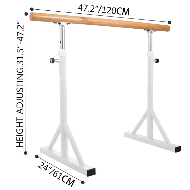 Adjustable Dance Gymnastics Bar Portable Dance Horizontal bar Ballet Barres for Children an Dancer