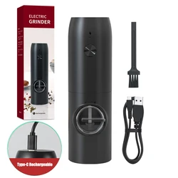 Rechargeable LED Spice Mill with Adjustable Coarseness (1 Pieces)