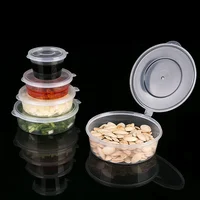 10PCS Disposable Sauce Seal Boxes Mini Seal Boxes Transparent Sealed Boxes with Lids Sauce Spices Storage Container Kitchen Tool 2