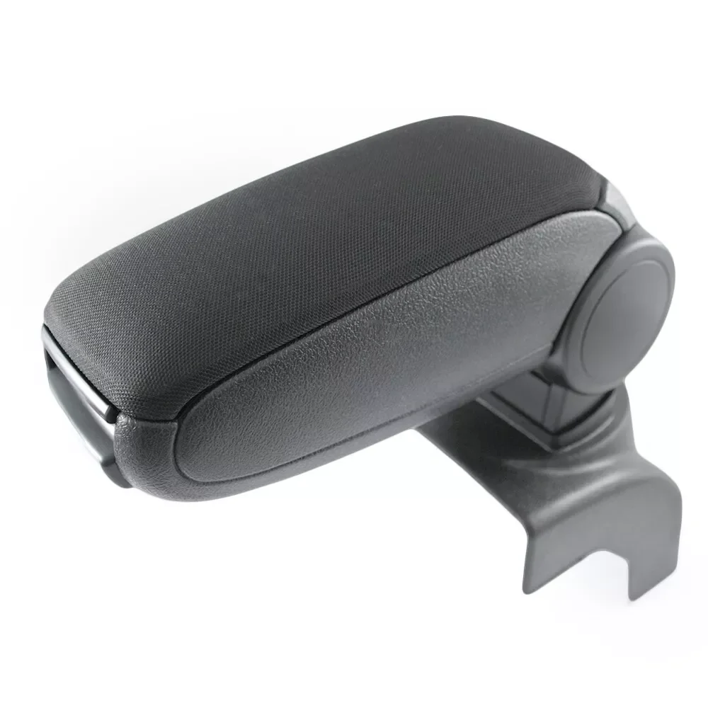Accoudoir Central Pour Ford Fiesta MK6 (2009-2017) - Noir Textile, Réglable, Grand Rangement, Montage Facile ! - 9