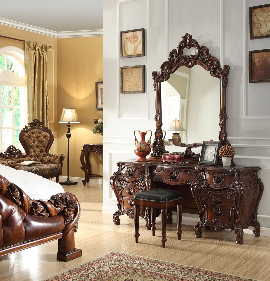 Antique Teak Bedroom Suite