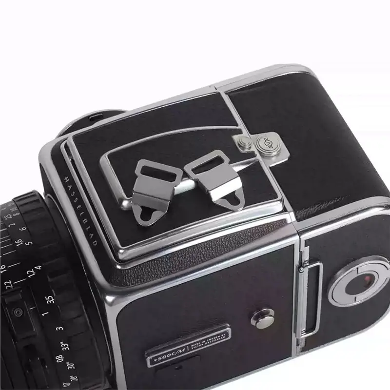 향상된 내구성 버클을 위한 Hasselblad 203, 205, 500C, 500CM용 스테인레스 스틸 카메라 스트랩 러그 어댑터 1쌍