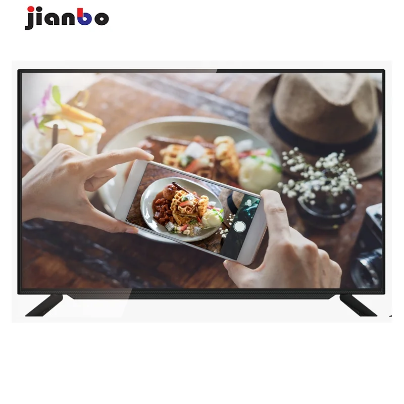 Jianbo 32 40 43 50 55 65 75 Pollici Smart Tv Led Televisori 4K Android Tv Oem Prezzo Di Fabbrica