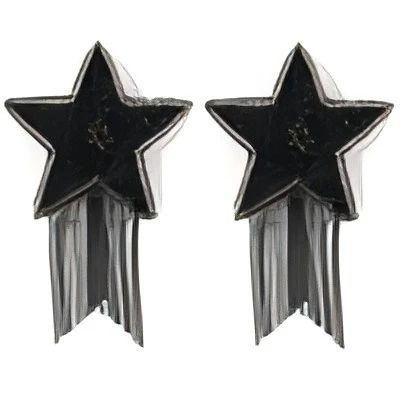 1pair Tassel Rhinestone Star Nipple Stickers Women Sexy Bra Nipple Cover Reusable Wear Silicone Nipple Pasties Chest Stickers