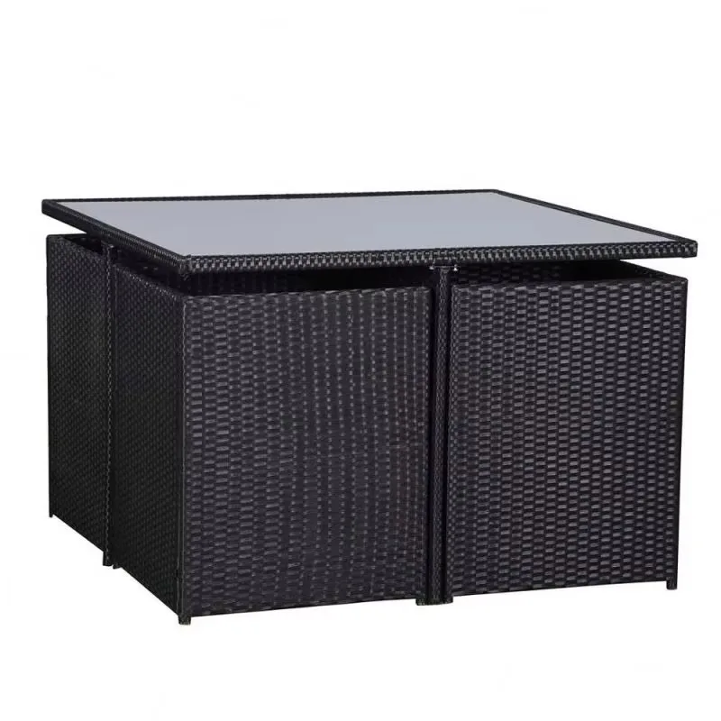 9 Pcs Furniture Sofa Garden Rattan Set