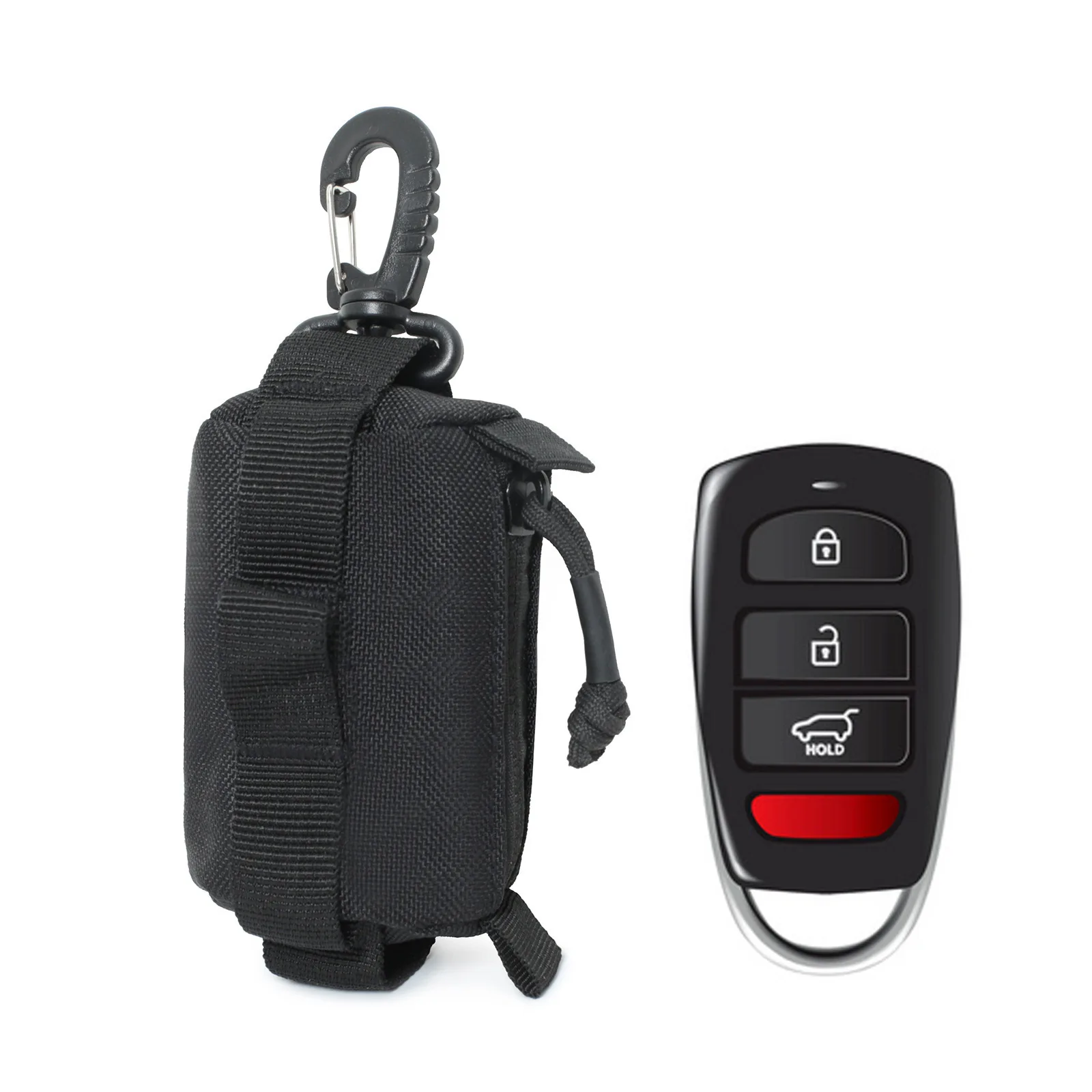 Oxford Cloth EDC Pouch Key Card Holder Wallet Outdoor Bag