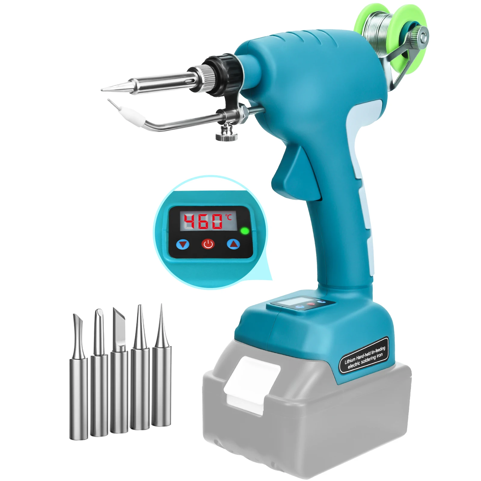 75WElectricSolderGunCordlessSolderingIronKitwithDigital