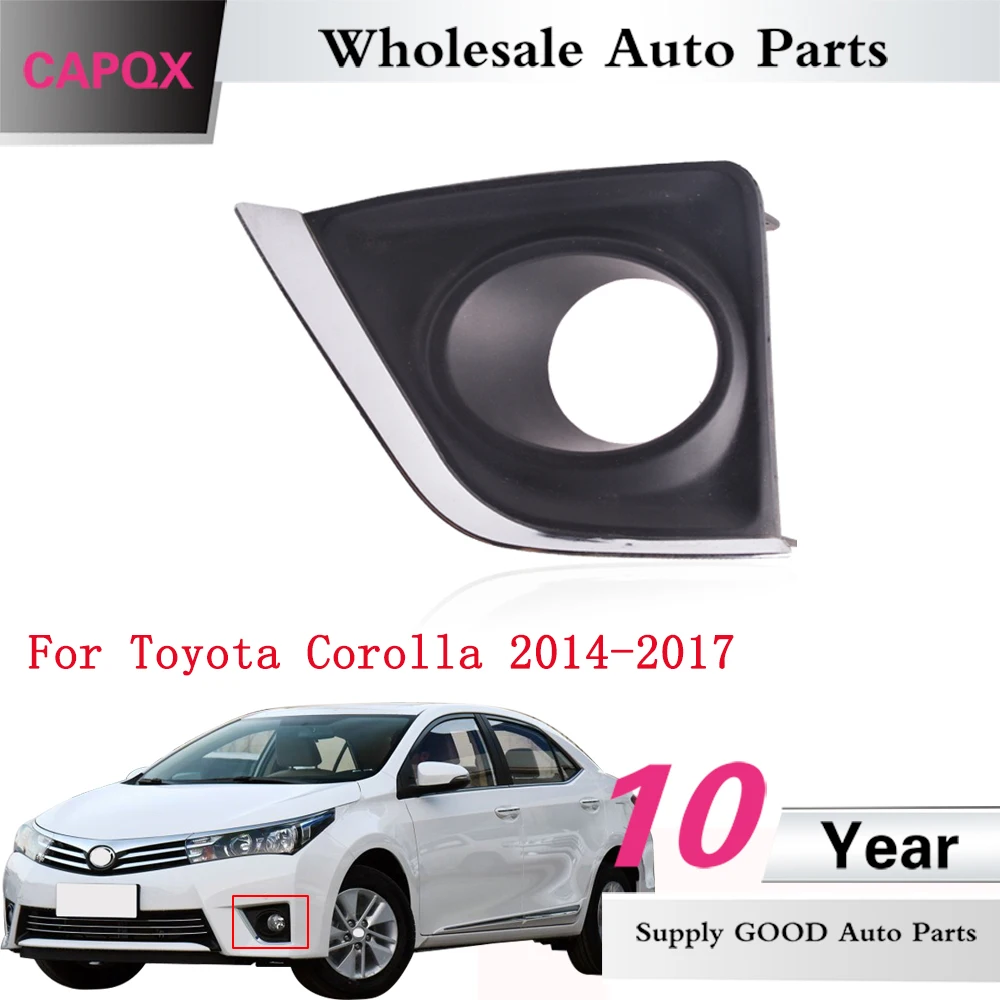 Capqx For Toyota Corolla 2014 2015 2016 2017 Front Bumper Fog Light