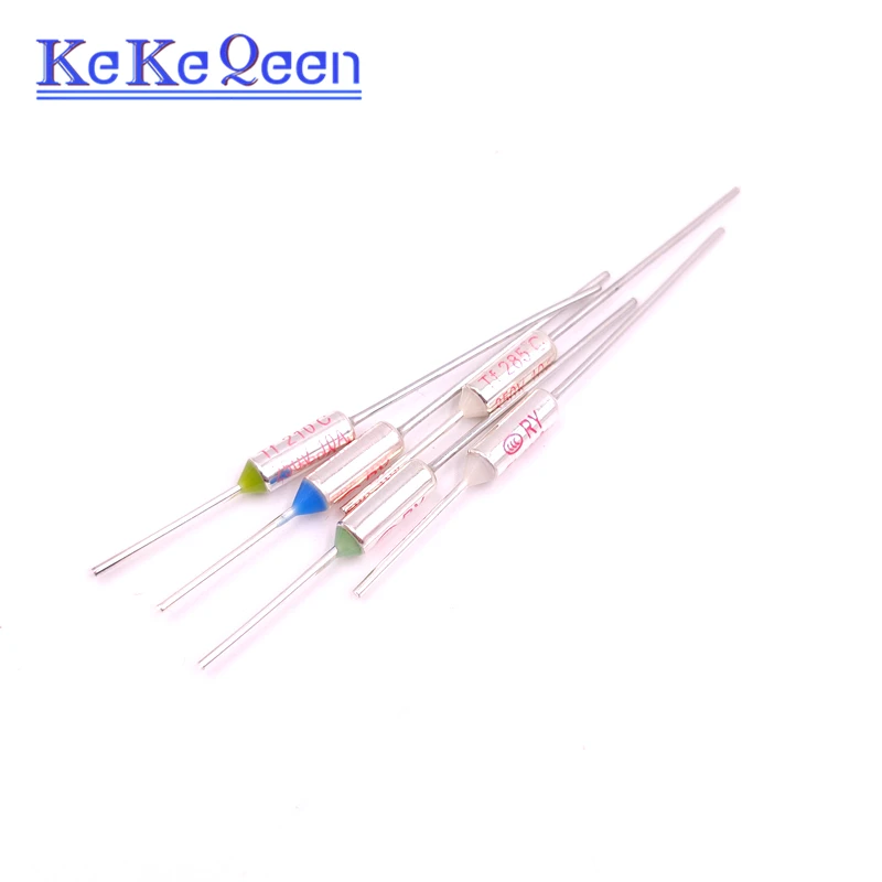 Thermal Fuse 10PCS 10A 15A TF RY-65 RY-72 RY-77 RY-85 RY-95 RY-98 RY-100 RY-105 RY-110 RY-115... Degree 250V Metal Shell Temperature Fuse