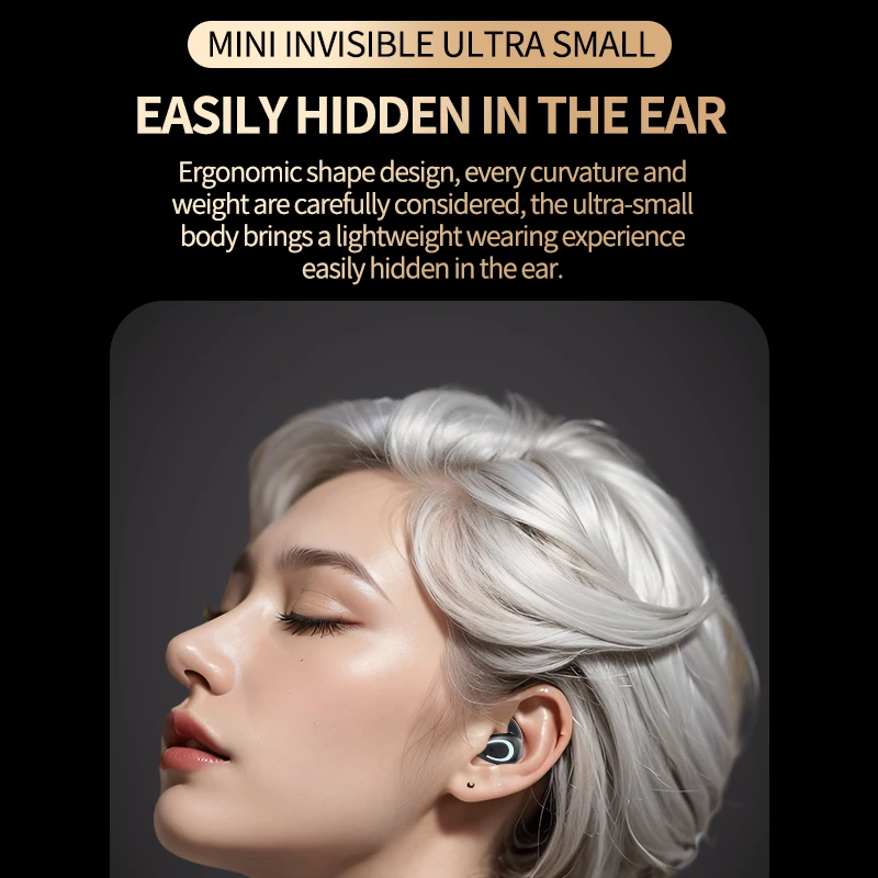 Compact Bluetooth Earbuds with Digital Display – Extended Playtime