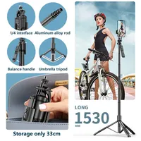 KEELEAD Wireless Selfie Stick Tripod L16 1530mm Foldable Monopod for Gopro Action Cameras Smartphones iPhone 13 14 Xiaomi - Image 6