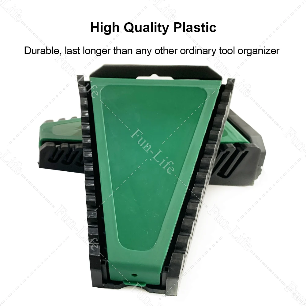 6/8/10/12 Slot Standard Wrench Clip Holder Organizer Plastic Rail Tray Spanner Rack Storage Tools Bag Garage Wrenches Keeper
