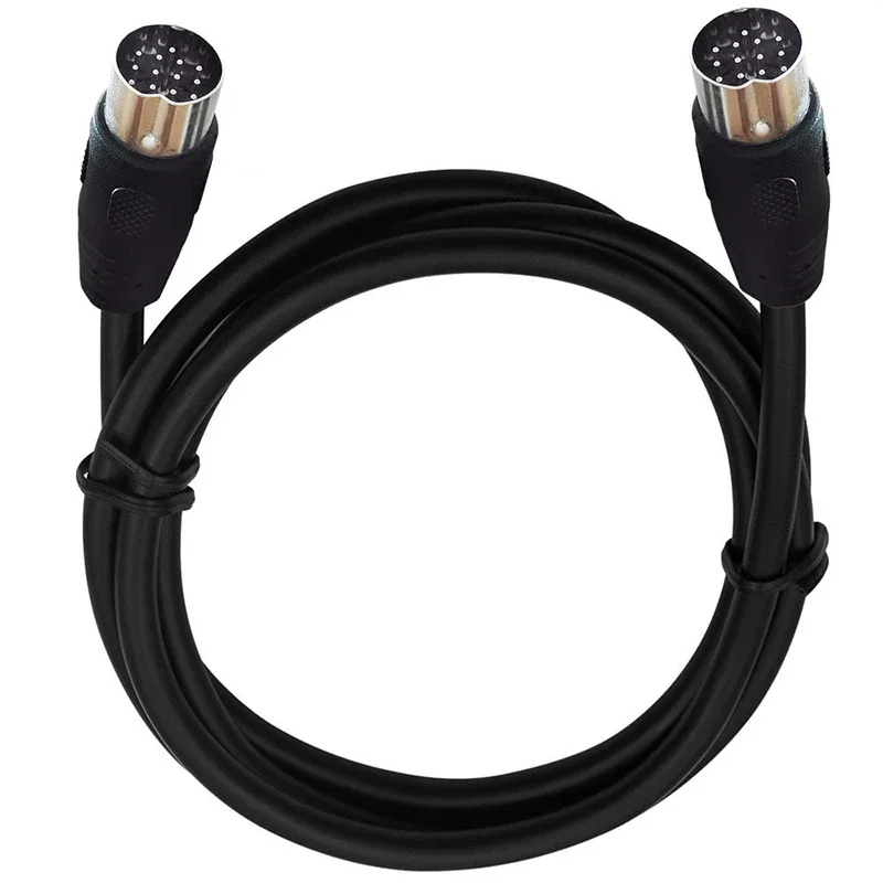 Pinos Din Cabo Macho para Macho Fêmea S-vídeo Din Sinal Extensão Midi Adaptador Cabo 1m 1.5m 3m 13