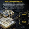 OSCAL Blackview BV6200 Plus Rugged Phone 11000mAh,6.56'' HD+ Display, T606 8GB 256GB,16MP+2MP AI Camera Android 14 Cell Phone 2