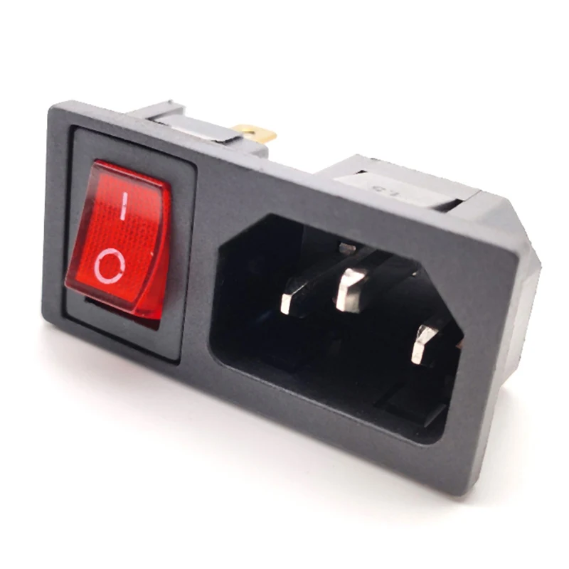 

2-in-1 AC Power Socket With Switch Card Slot Embedded AC-03A AC Power Socket Type AC Socket Accessories
