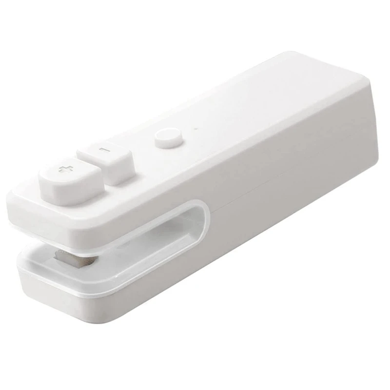 

Мини-портативный вакуумный упаковщик USB перезаряжаемый портативный упаковщик пищевых пакетов, 2 в 1, тепловой упаковщик и резак для пакетов