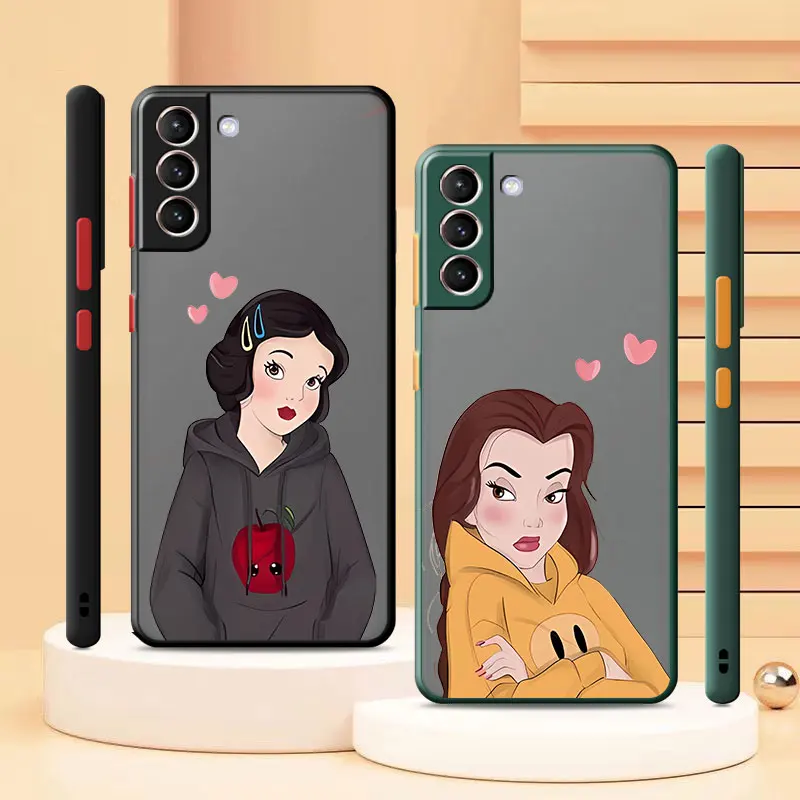 Custodia In Silicone Per Samsung Galaxy Note 9 8 S8 S9 Note 20 Ultra Note 10 Plus S10 Plus S9 Plus Disney Nice Princess Soft Cover