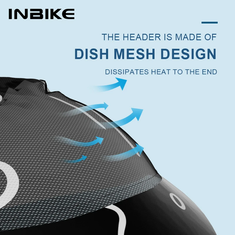 INBIKE Road Bike Cycling Cap Sweat-absorbent and Quick-drying Helmet Lining Coth Cap Cycling Running Sun Protection Hat