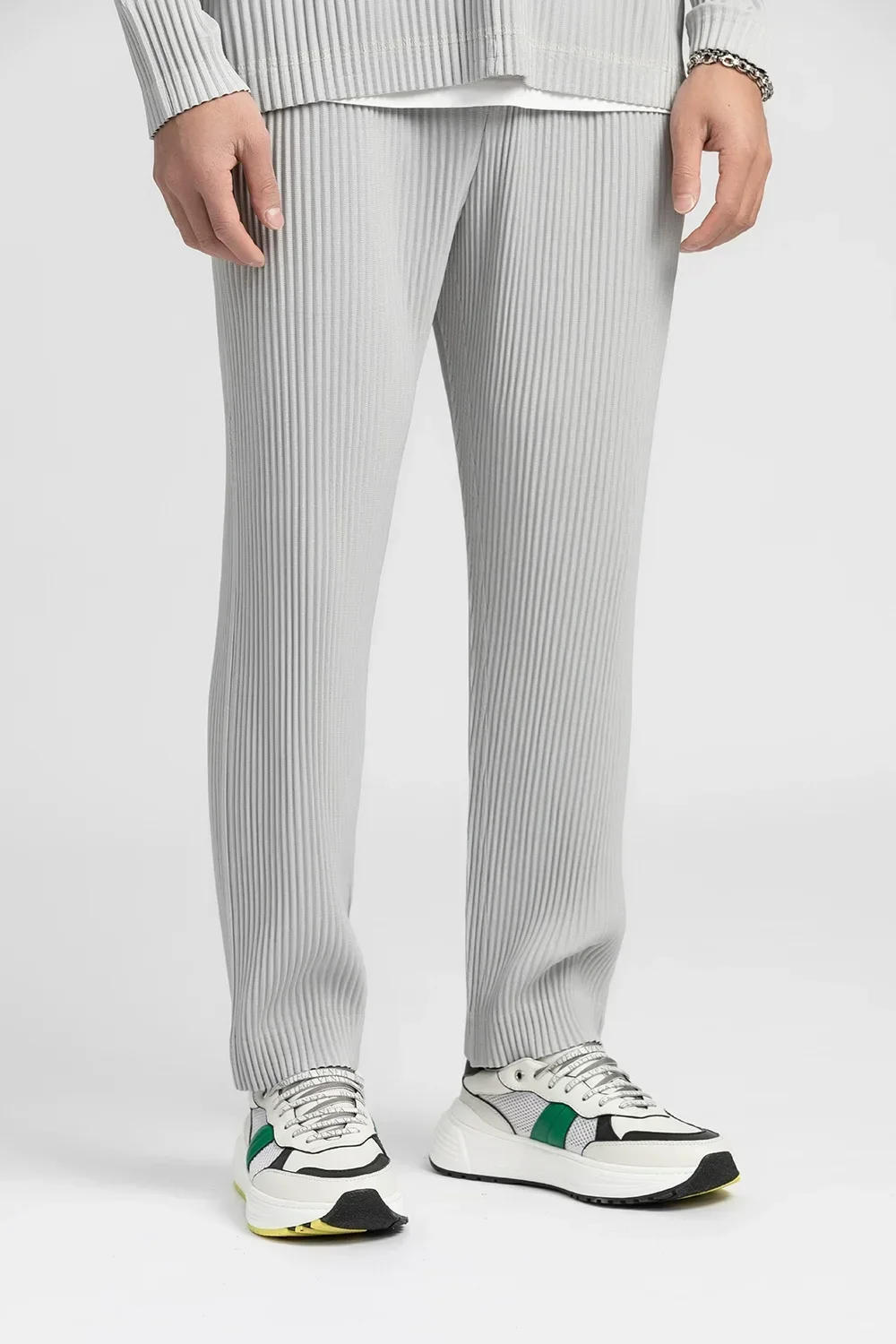 Miyake Pleated Pants For Men Casual Pants Men Japanese Streetwear Men Fashion Japanese Style Trousers Baggy Pants Wild Trousers 2