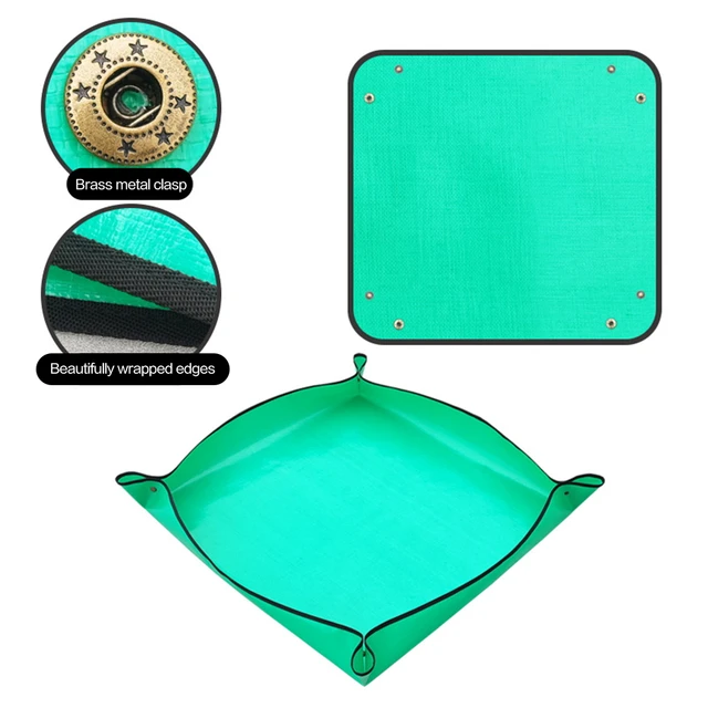 50-100 Cm-Es Kertészkedés Ültetés Szőnyeg Összecsukható Kertészeti Cserepes Pad Virágcserepek Átültetése Szőnyegek Zamatos Növényi Kiegészítő - Image 5