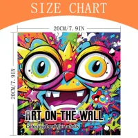 1pc Art Coloring Book 24 pages For Children Adult Picture Book Graffiti Drawing Art Kill Time Relieve Stress ﻿ 2