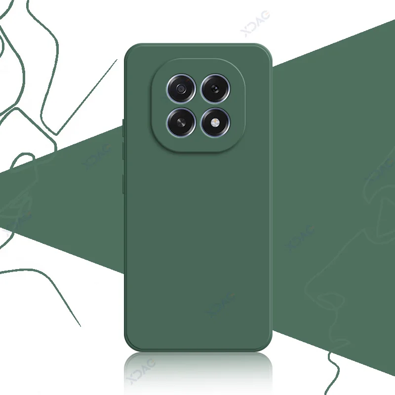 Deluxe Soft Silicone Waterproof Phone Case - Luxury Square Design