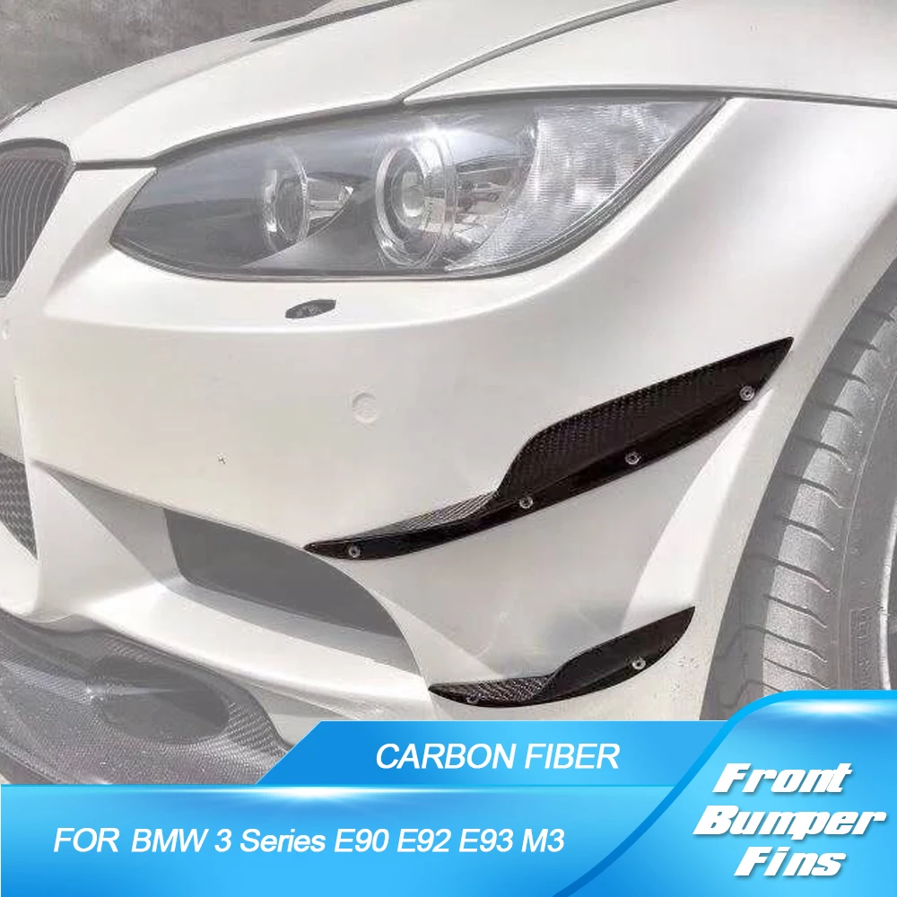 

Carbon Fiber Front Bumper Side Canards Splitter Spoiler for BMW 3 Series E90 E92 E93 M3 2009-2012 Car Styling FRP Primer