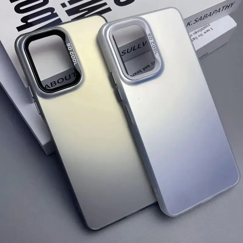 Matte Colorful Bumper Armor Shockproof Phone Case Cover