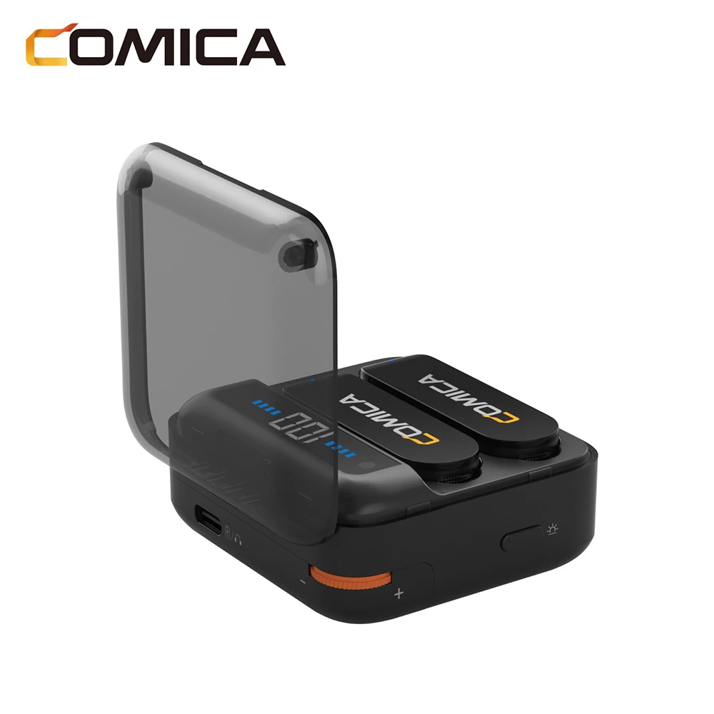 Vimo S 2.4G Wireless Lavalier Microphone Compact Lapel Microphone With Charging
