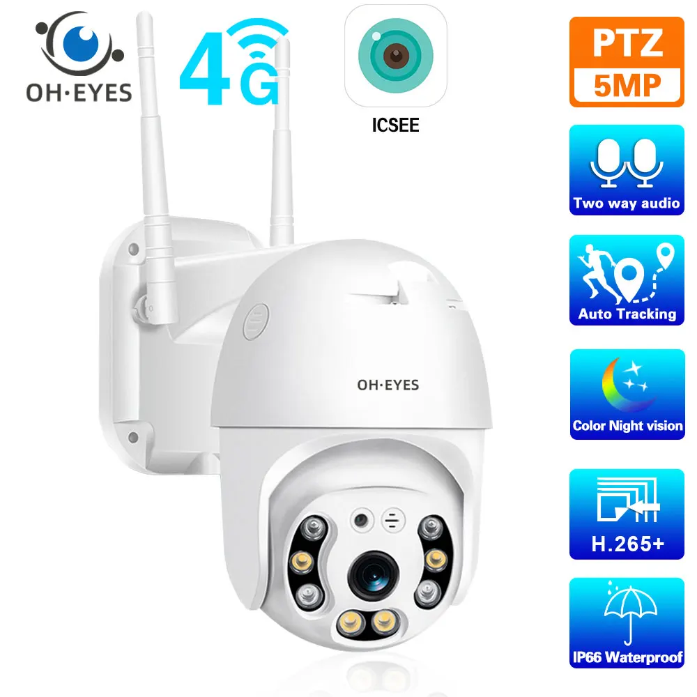 4G-Sim-Card-Video-Surveillance-Camera-5MP-Full-Color-Night-Vision-PTZ ...