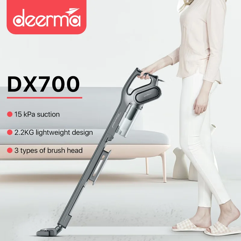 Deerma DX700 DX700S Vacuum Cleaner Vertical Large Capacity Dust Box